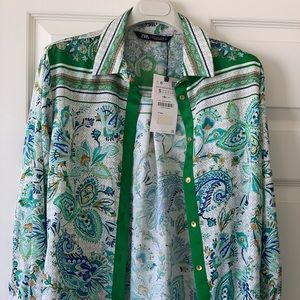NWT Zara Blouse. Size S